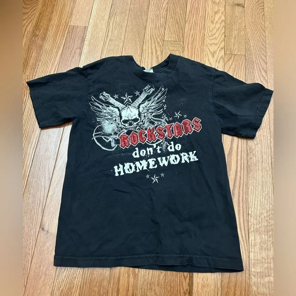 Kids Funny Rockstars Don’t Do Homework